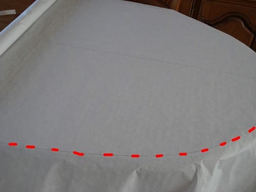 tuto nappe ovale sur mesure