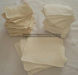 tuto lingettes lavables