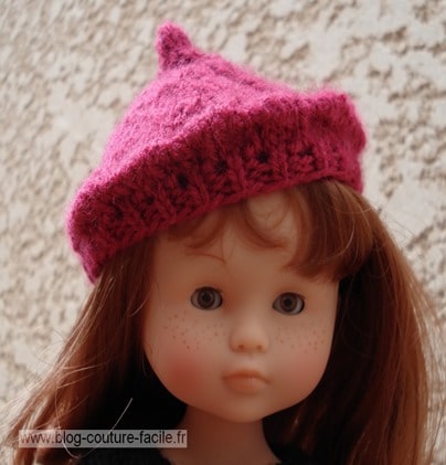 beret poupee corolle