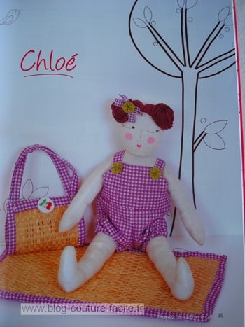 poupee de chiffon chloe