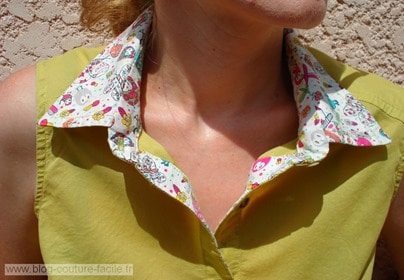 col chemisier buttondown