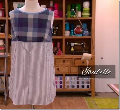 cousu main robe Isabelle