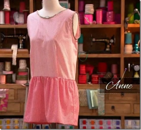 cousu main robe anne