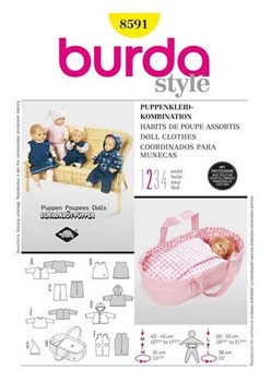 patron burda poupee 8591