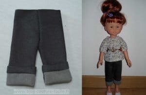 pantalon pour poupée