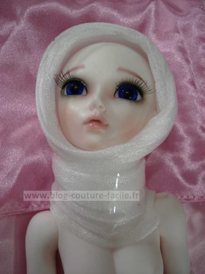 tête poupée bjd