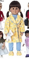 Peignoir et pyjama poupee american girl