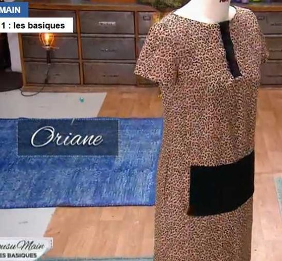 cousu main 2 robe droite Oriane