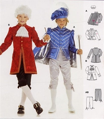 pochette-Burda-2461-costume-prince-mozart