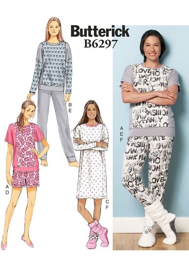 patron-pyjama-butterick-chaussons