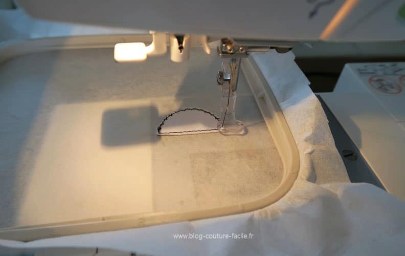 tuto applique broderie machine