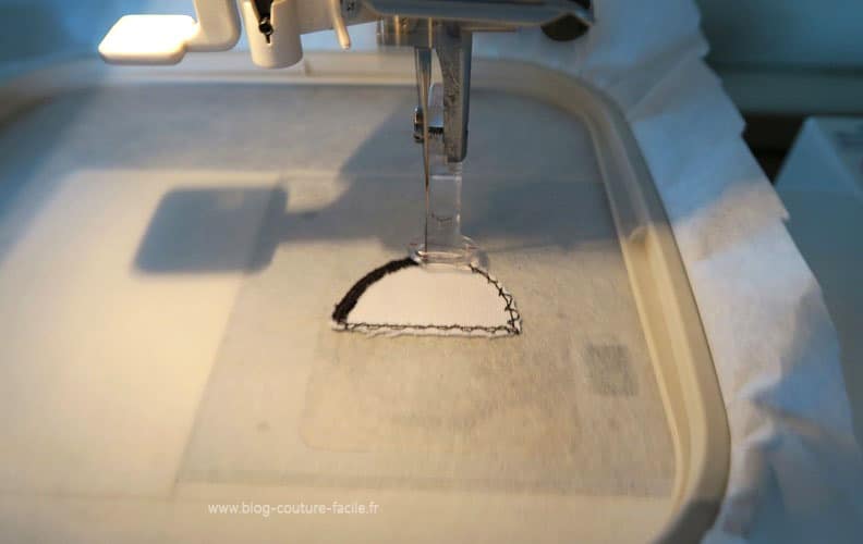 tuto applique broderie machine