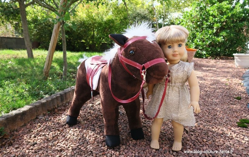 poupee american girl et son cheval