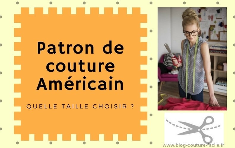 patron de couture américain taille