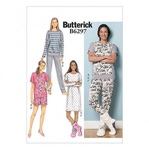 patron couture pyjama butterick 6297