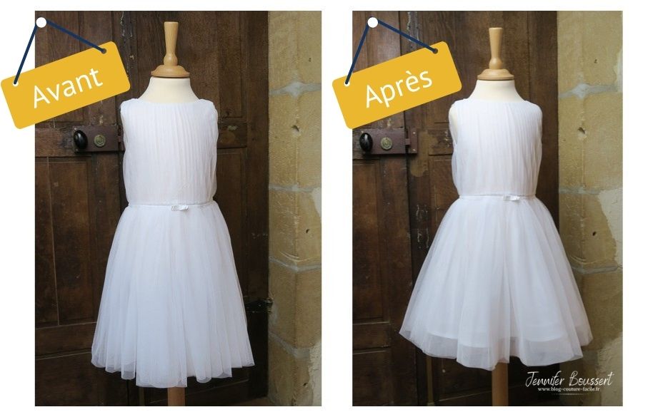 robe de mariage ou bapteme avec volume