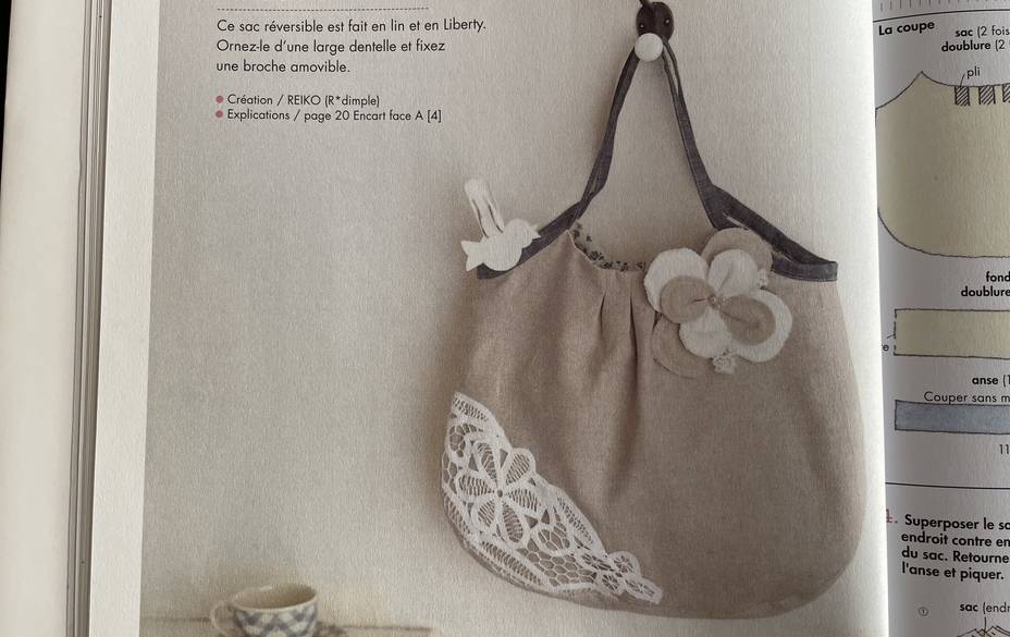 sac a plis dentelle