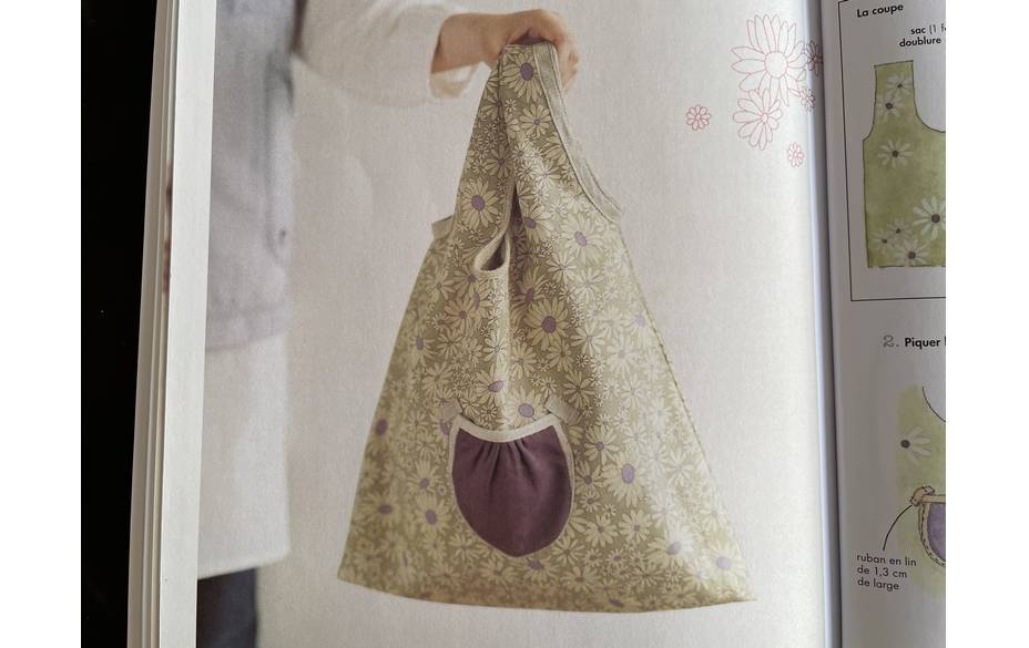 sac reutilisable avec une poche