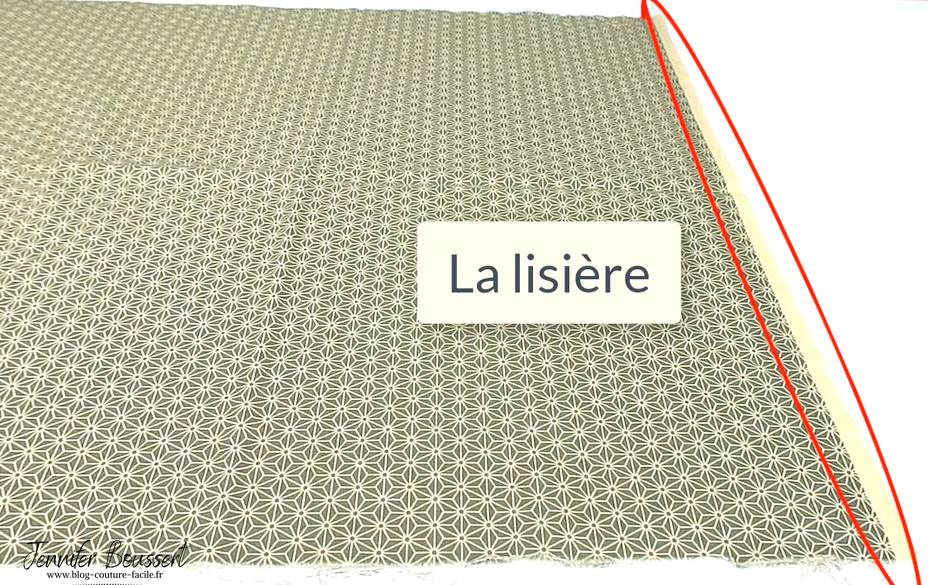 lisiere tissu