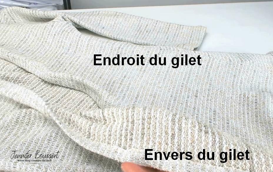 tissu endroit ou envers