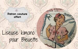 Liseuse Kimono Bleuette