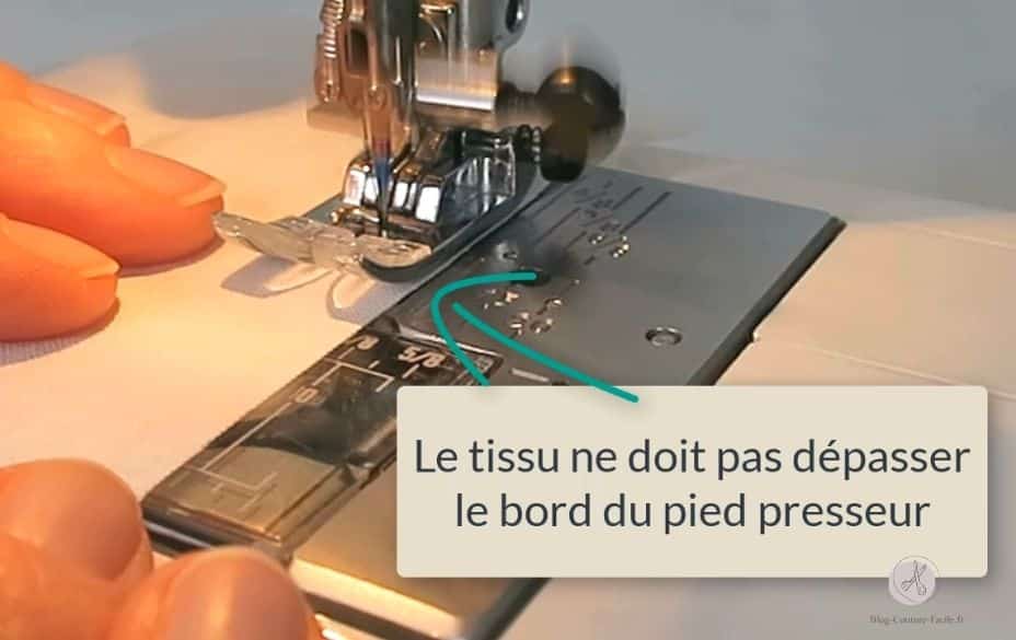 Astuce N°1 : le pied presseur