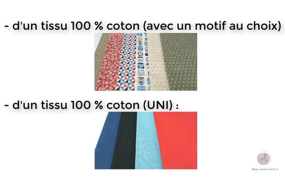 Choix du tissu pour coudre un coussin de repassage