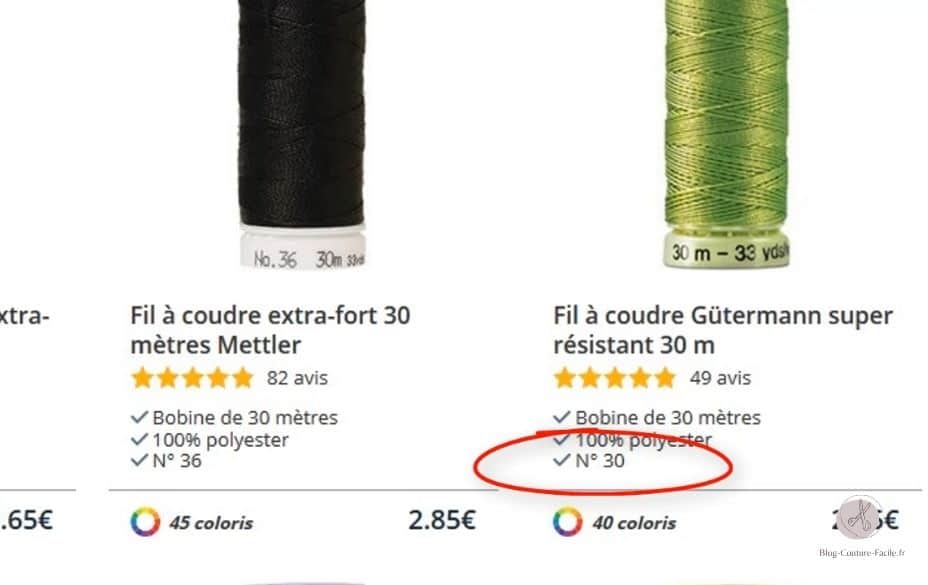 Fil à coudre Gutermann