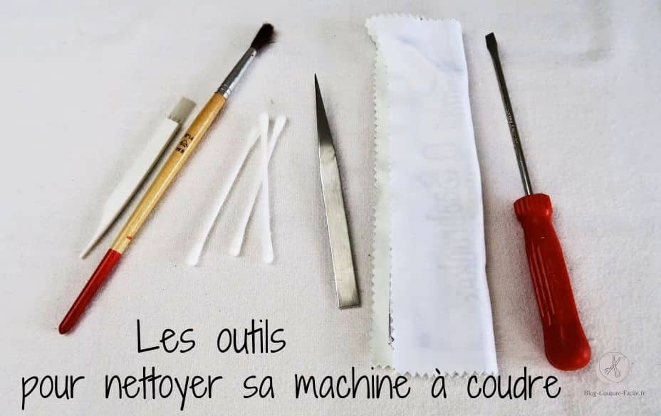 Les outils pour nettoyer sa machine à coudre