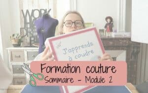 Formation de couture Module 2
