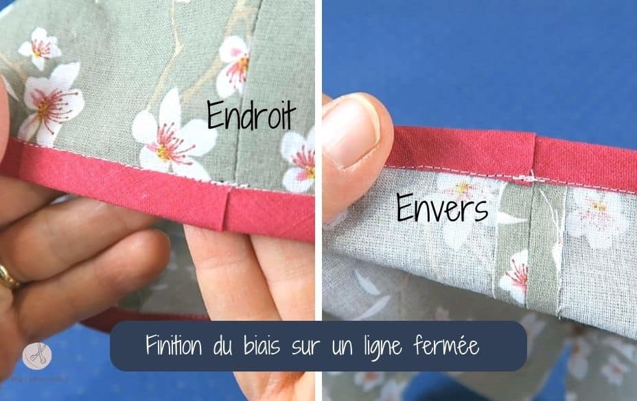 Finition Du Biais Sur Une Ligne Ferm e
