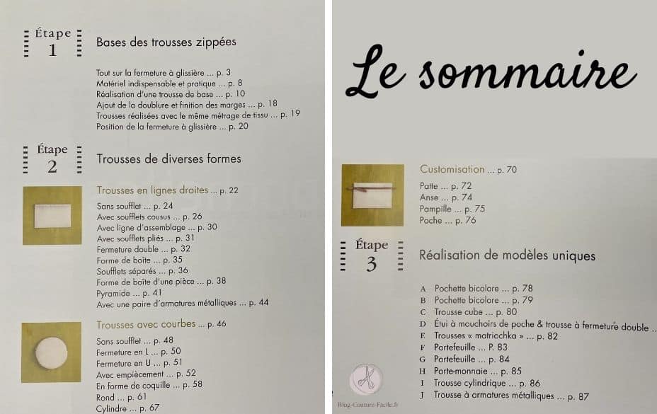Les bases des pochettes zippées : 55 projets à coudre