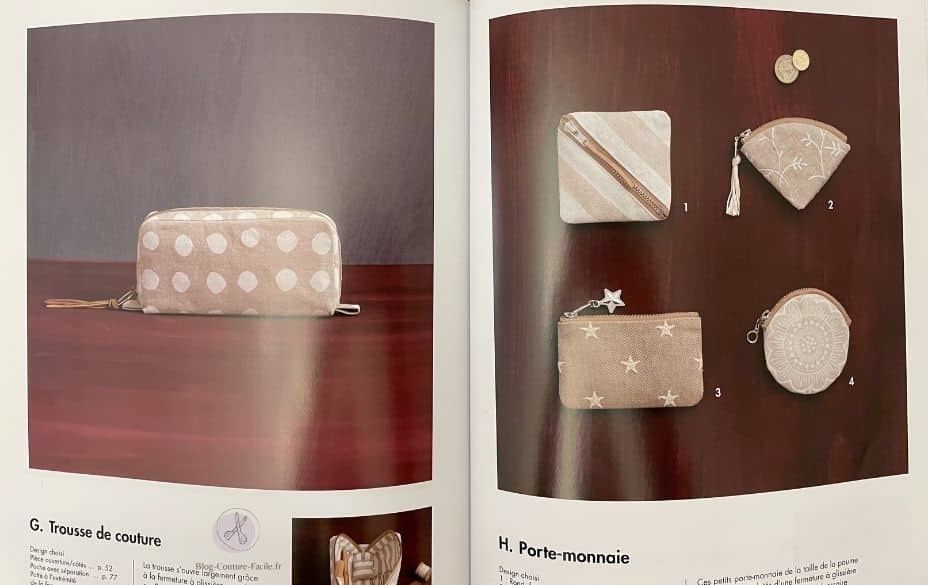 Trousse de couture et porte monnaie