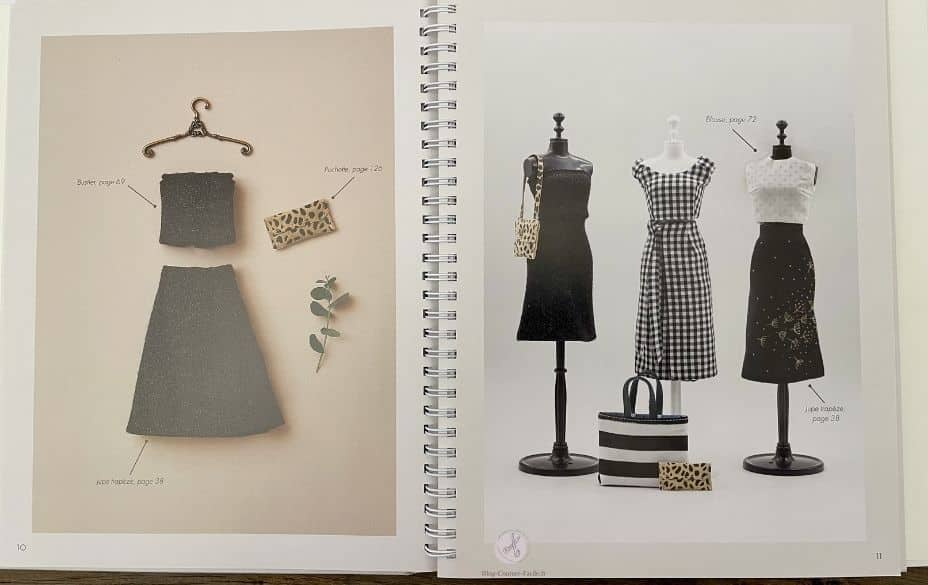vêtement de poupée blouse et bustier