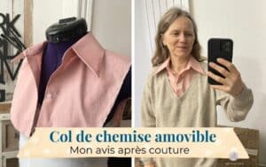 col de chemise amovible patron couture