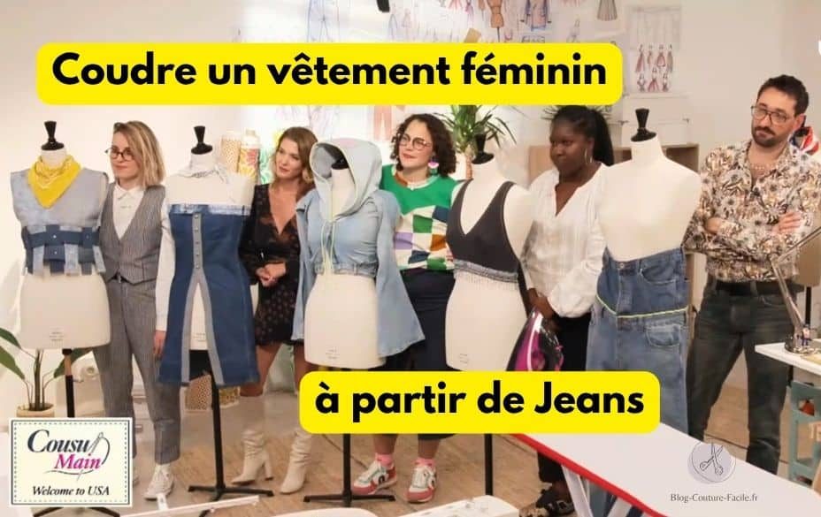 Cousu Main 2026 Coudre un vetement feminin a partir de jeans
