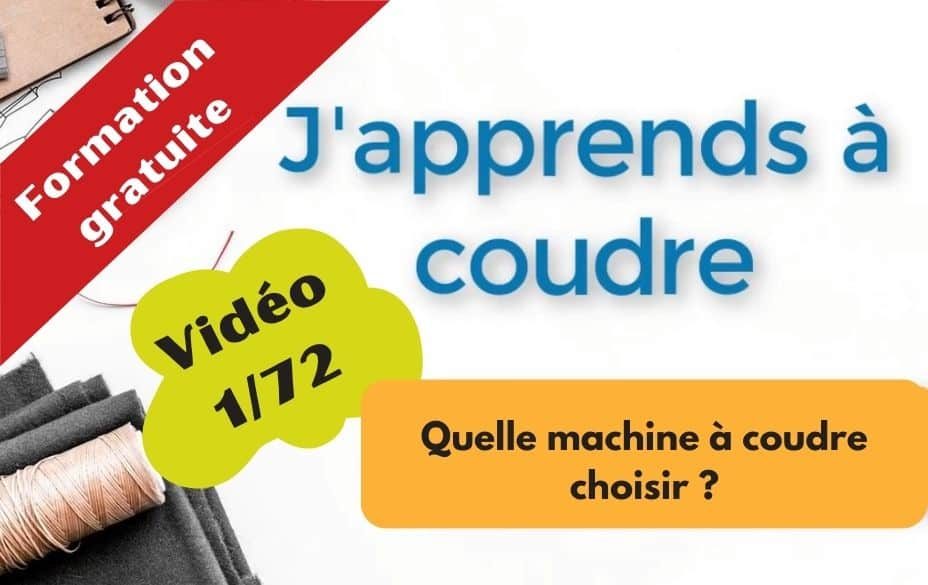 Formation machine a coudre