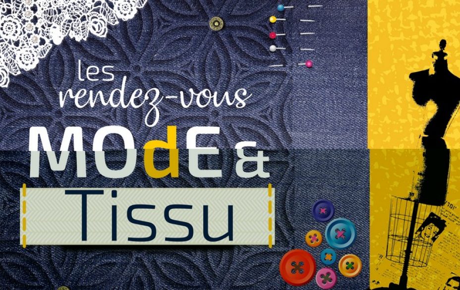 affiche mode et tissu