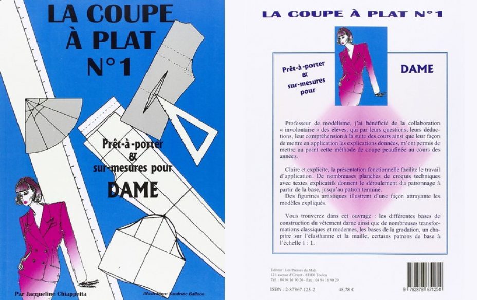 livre de coupe a plat pour dame et femme de jacqueline chiappetta