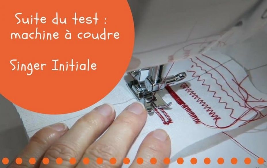 test machine a coudre singer initial